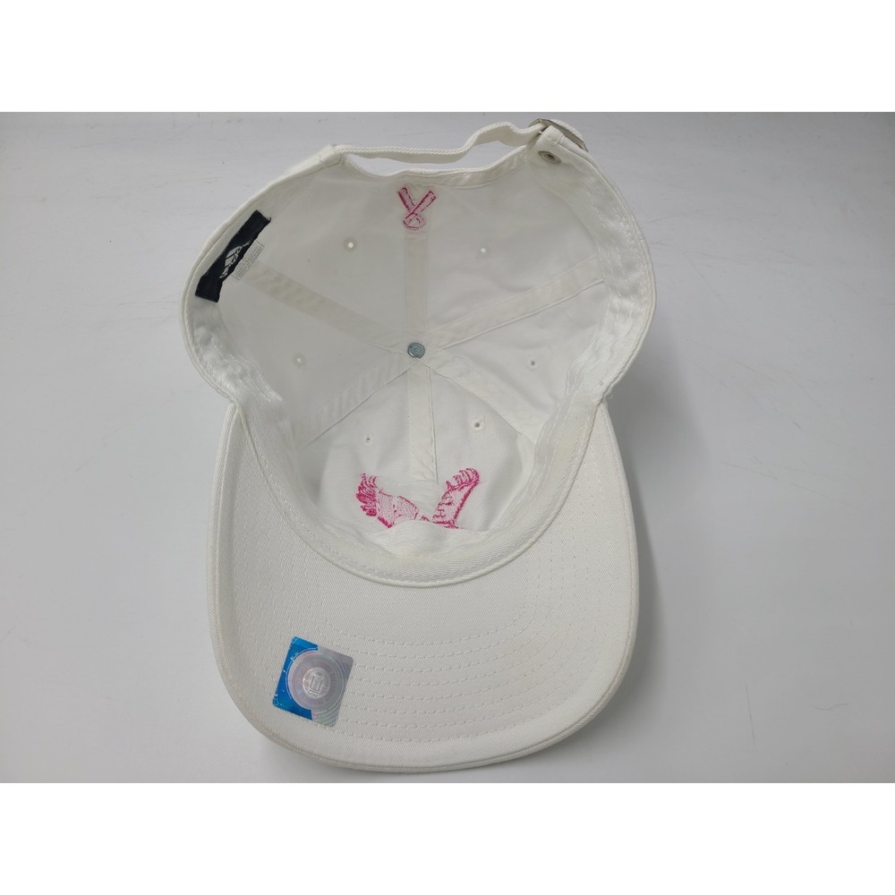 Women Eastern Washington University EWU Eagles Breast‎ Cancer Hat Cap White Pink - Picture 9 of 11